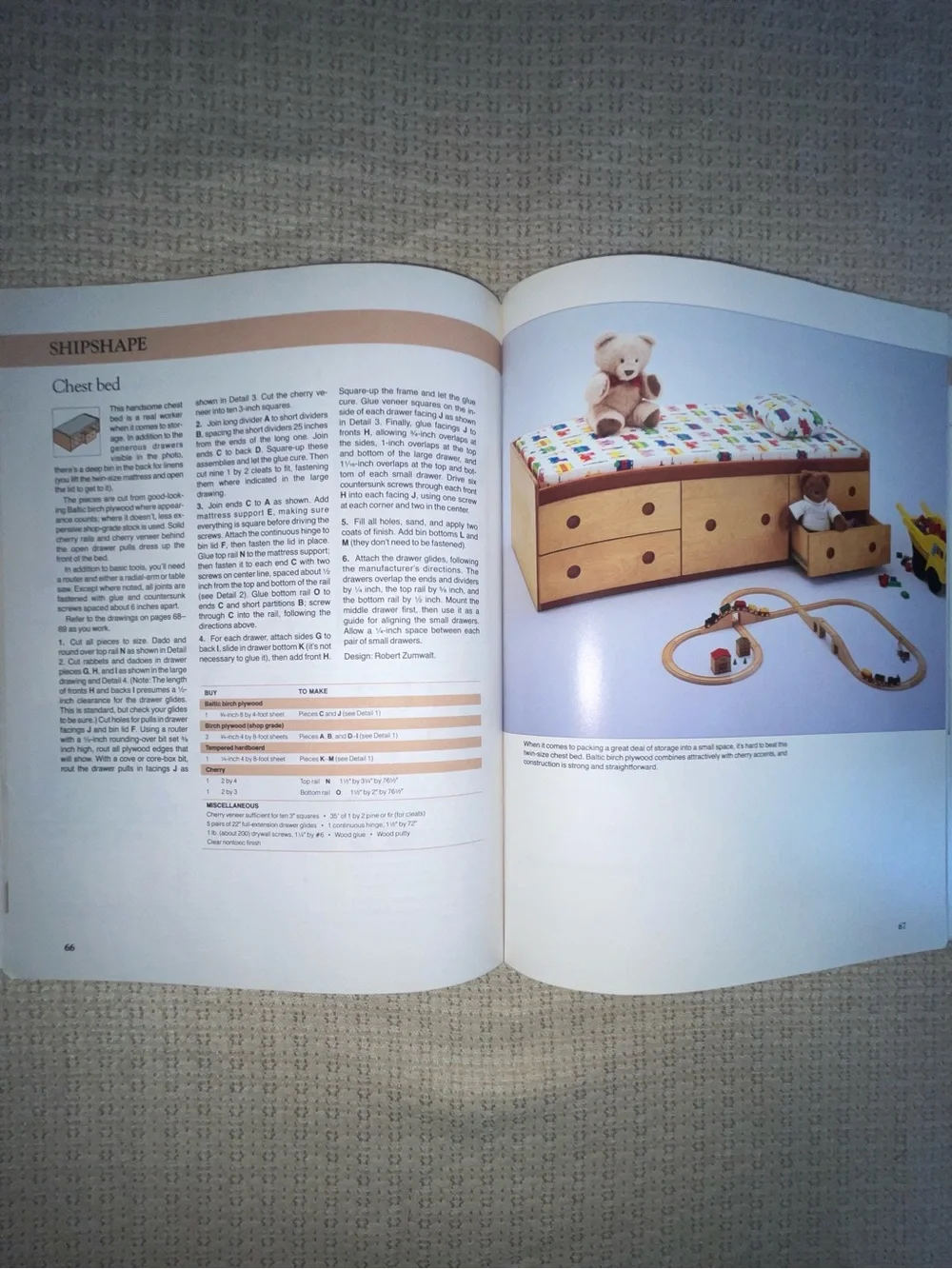 Sunset Children's Furniture Catalog DIY Woodworking Book